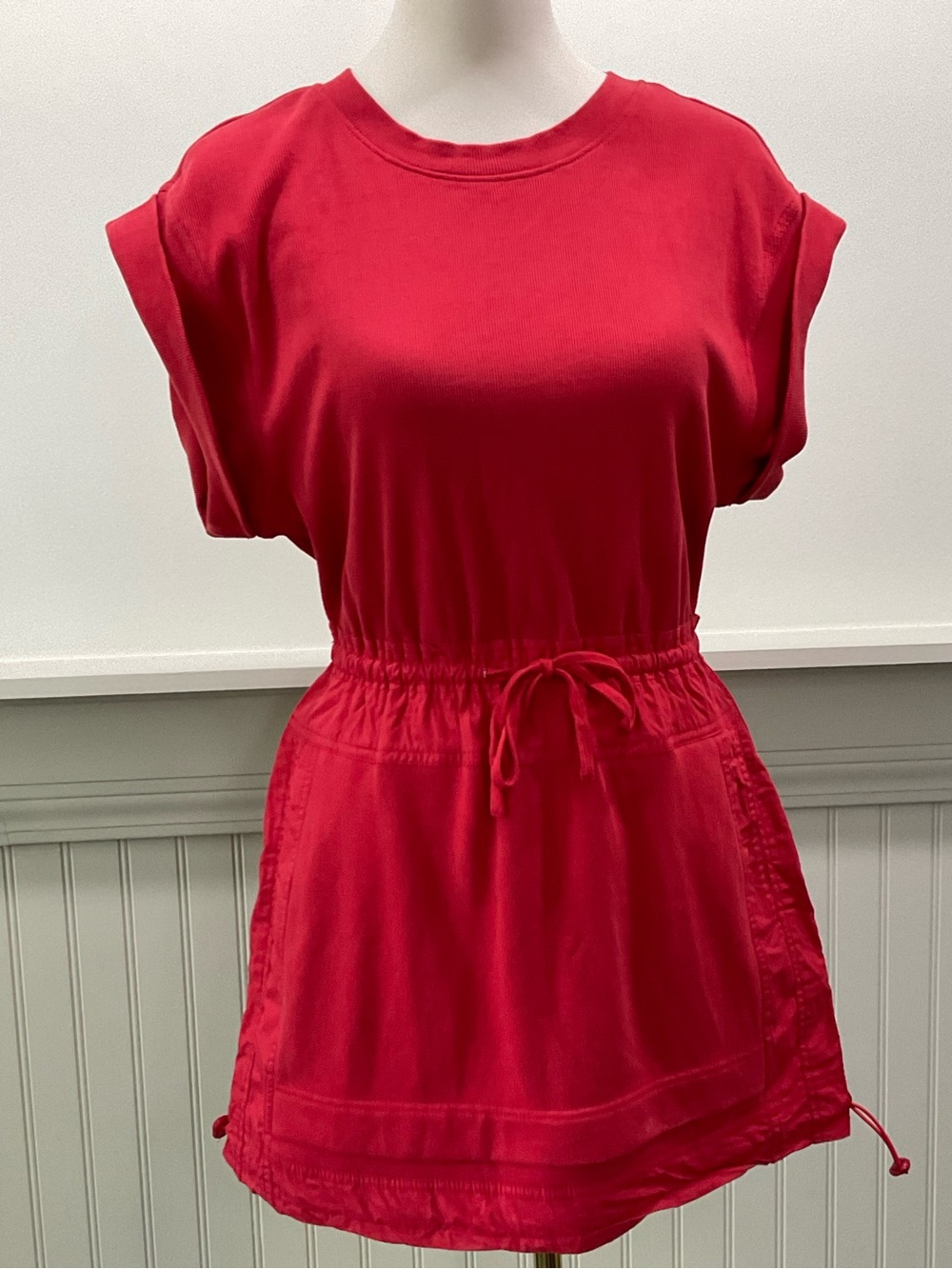 Daily Practice Red Utility Athletic Dress XS